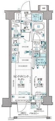 デュオステージ中野の間取り画像
