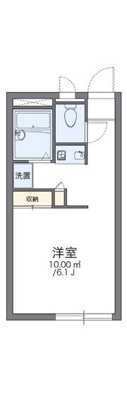 レオパレスU＆Sの間取り画像