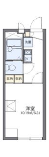 レオパレスメイプルⅡの間取り画像