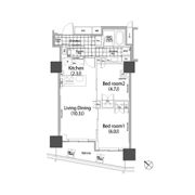 パークハビオ赤坂タワーの間取り画像