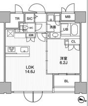 東神田テラスレジデンスの間取り画像