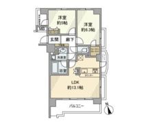 クレアシティ品川戸越の間取り画像