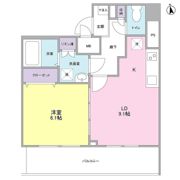 K，wave TANIGAMIの間取り画像