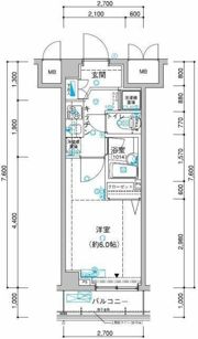 ラ・シード東中野の間取り画像