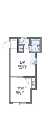 レオパレス5＆5の間取り画像