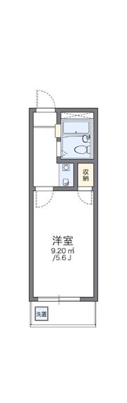 レオパレス5＆5の間取り画像