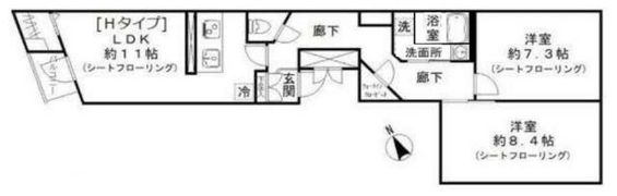 アイディ西馬込12の間取り画像