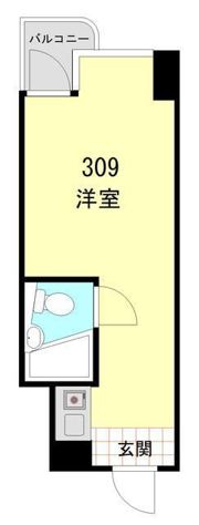 ラフィネ東銀座の間取り画像