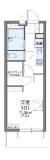 レオパレス中落合ヒルズの間取り画像