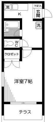 NKハイツ3の間取り画像