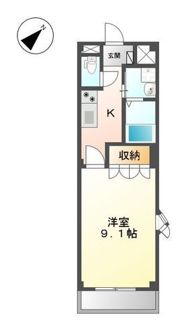 ドルフィン柚木の間取り画像
