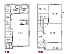 LA PINO Ⅱの間取り画像