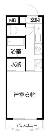 堀マンションの間取り画像