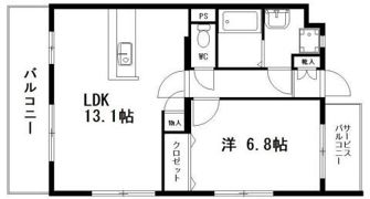 グランストーク西島の間取り画像