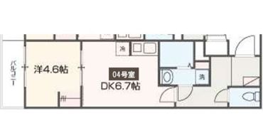 メルディアレジデンス梅屋敷の間取り画像