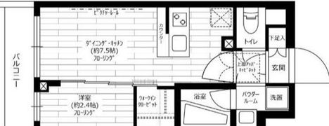 グランドコンシェルジュ三宿アジールコートの間取り画像