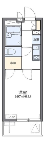 レオパレスNEXTⅡの間取り画像