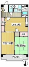 エスポワール上鷺の間取り画像