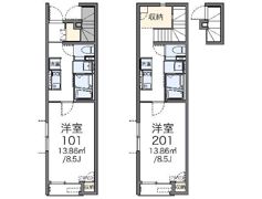 レオネクストプチフラージュの間取り画像