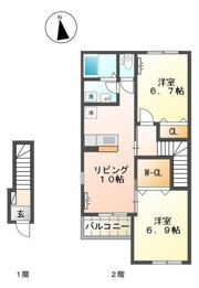 アリアの間取り画像