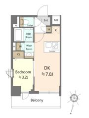 SHOKEN Residence西馬込の間取り画像