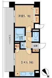 ラポール三田の間取り画像