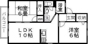 メルコ八幡の間取り画像