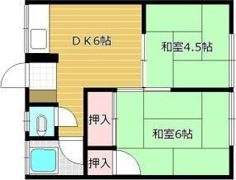 平和荘の間取り画像