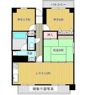 コムラーデ八幡の間取り画像