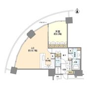 M．M．TOWERS FORESIS R棟の間取り画像