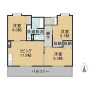 西焼津メゾン小石川の間取り画像