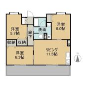 西焼津メゾン小石川の間取り画像