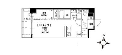 セヴェランス錦糸町の間取り画像