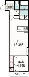 ルシェル東静岡の間取り画像