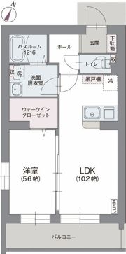 コリーヌ デュ リオンの間取り画像