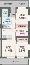 サンパの間取り画像