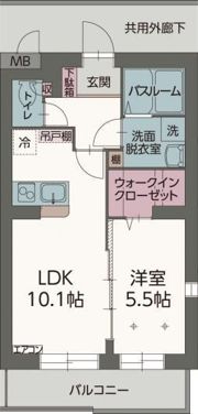 サニーリヴKの間取り画像