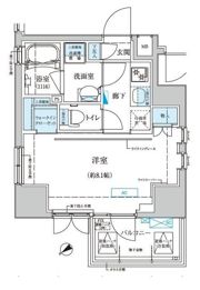 ベルシード門前仲町の間取り画像
