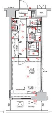 MAXIV住吉の間取り画像