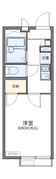 レオパレスシェーネの間取り画像