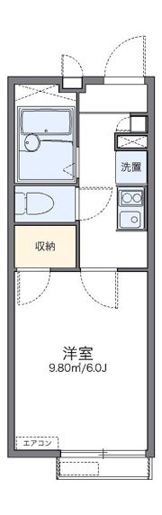 レオパレスシェーネの間取り画像
