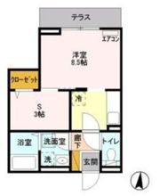 イーストパークサイドの間取り画像