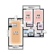 Komorebi Garden中田本町Aの間取り画像