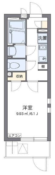 クレイノエスポワール中央の間取り画像