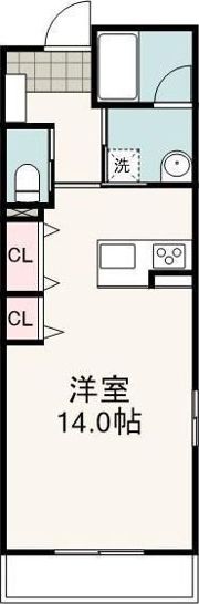 グランスタジオ曲金の間取り画像