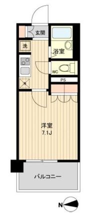 ラクアスレジデンス東新宿の間取り画像
