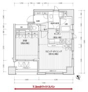 ドゥーエ銀座イーストⅡの間取り画像