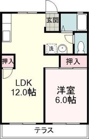 セジュール紀乃の間取り画像