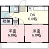 クローバーハイツの間取り画像