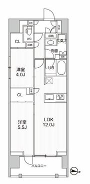 シーズンフラッツ押上フィオーレの間取り画像